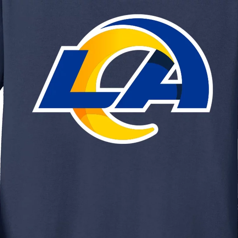 LA  Los Angeles Football Kids Long Sleeve Shirt