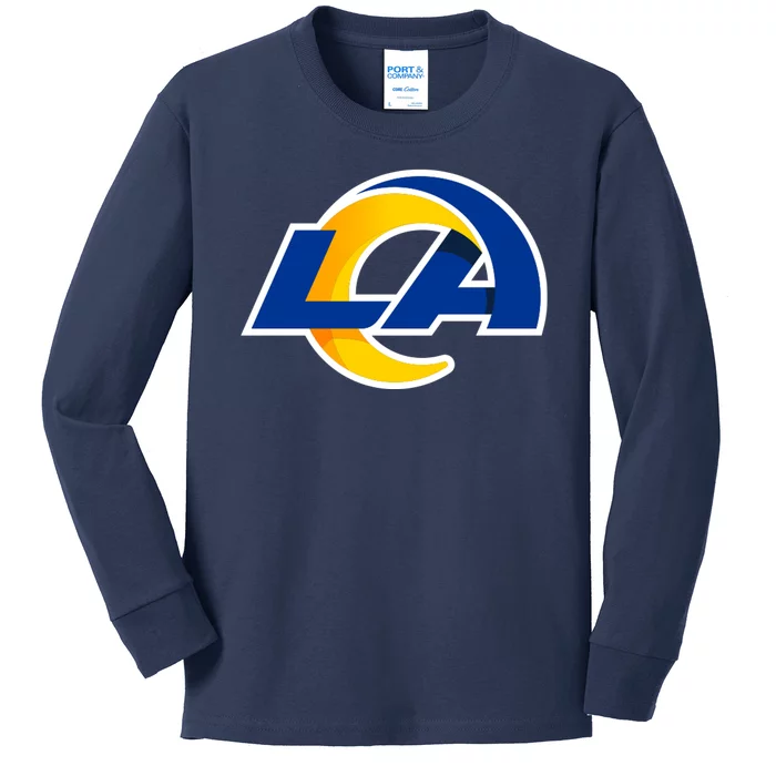 LA  Los Angeles Football Kids Long Sleeve Shirt