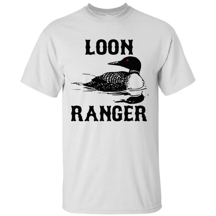 Loon Ranger Funny Common Loon Bird Watching Tall T-Shirt