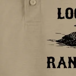 Loon Ranger Funny Common Loon Bird Watching Dry Zone Grid Performance Polo