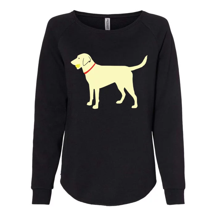 Labrador Retriever Fetch Yellow Lab Play Ball Womens California Wash Sweatshirt