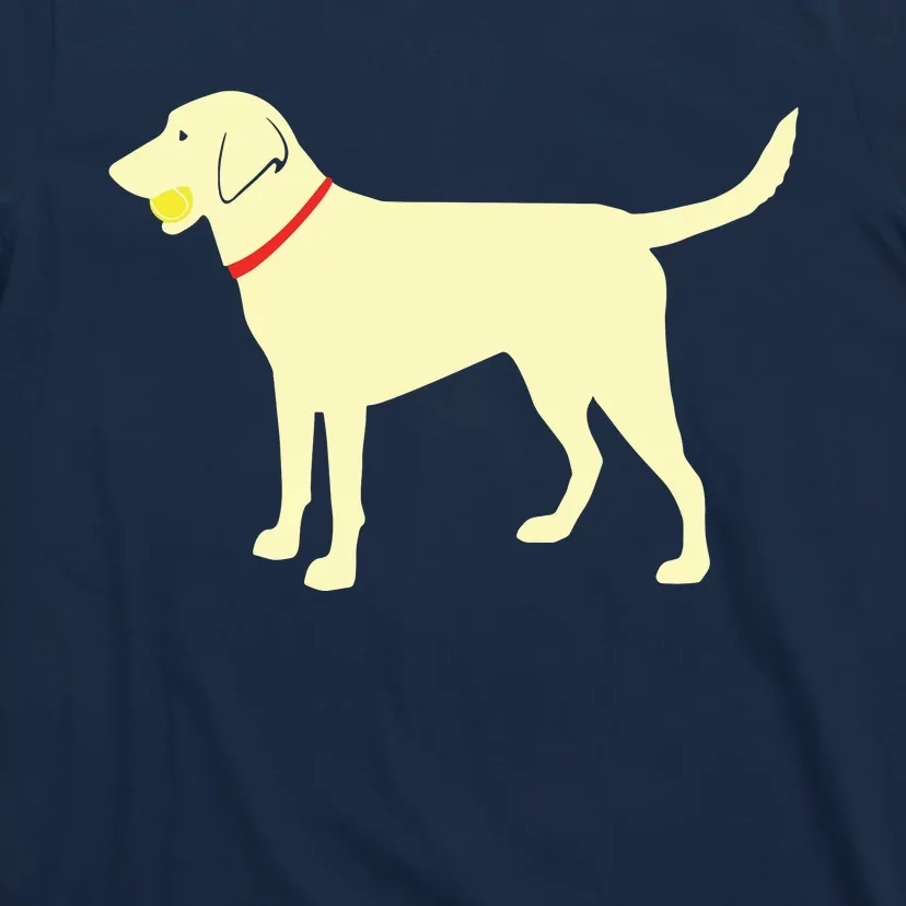 Labrador Retriever Fetch Yellow Lab Play Ball T-Shirt