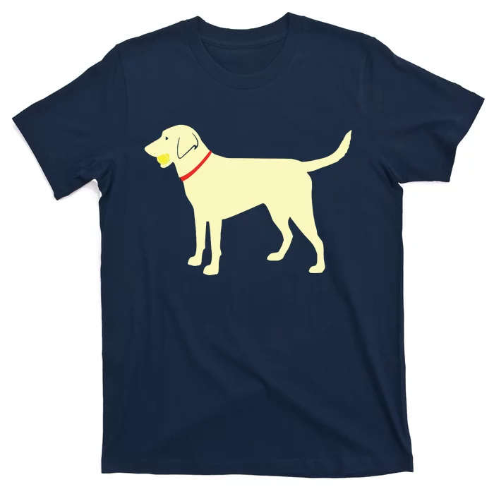 Labrador Retriever Fetch Yellow Lab Play Ball T-Shirt