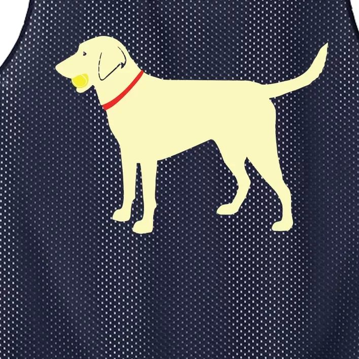 Labrador Retriever Fetch Yellow Lab Play Ball Mesh Reversible Basketball Jersey Tank