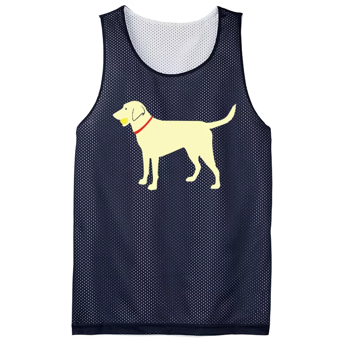 Labrador Retriever Fetch Yellow Lab Play Ball Mesh Reversible Basketball Jersey Tank