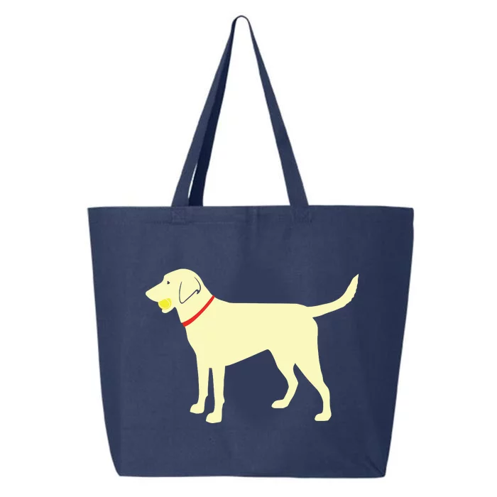 Labrador Retriever Fetch Yellow Lab Play Ball 25L Jumbo Tote