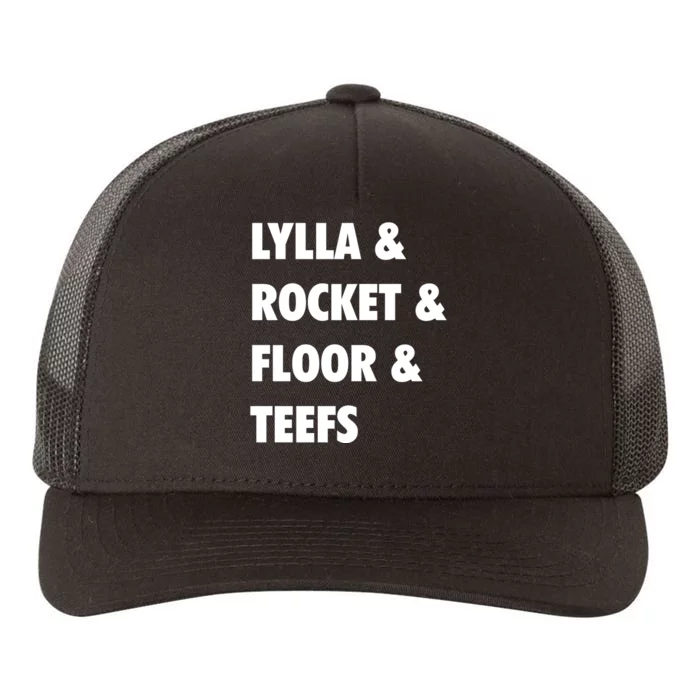 LYLLA & ROCKET & FLOOR & TEEFS Yupoong Adult 5-Panel Trucker Hat