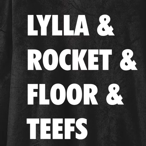 LYLLA & ROCKET & FLOOR & TEEFS Hooded Wearable Blanket