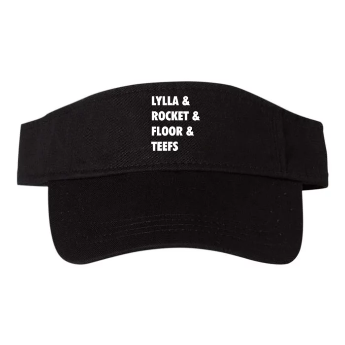 LYLLA & ROCKET & FLOOR & TEEFS Valucap Bio-Washed Visor