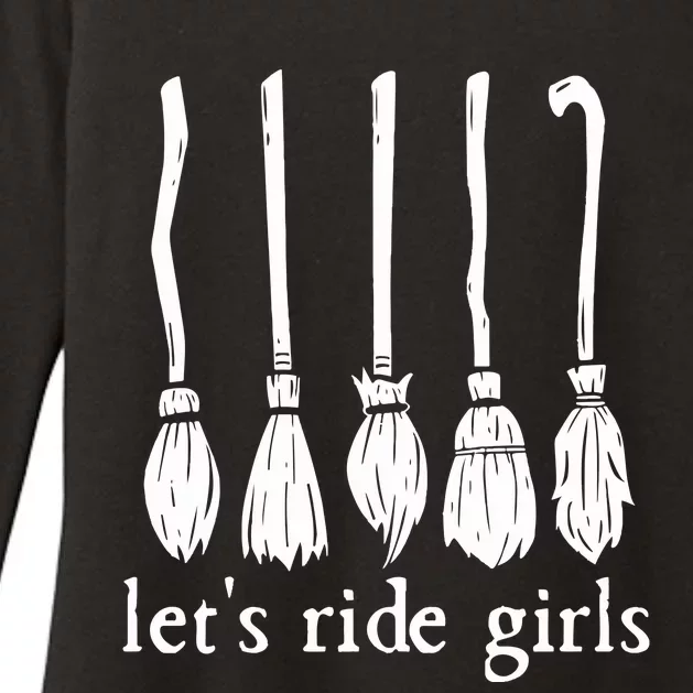 Lets Ride Girls Witches Halloween Sanderson Sister Womens CVC Long Sleeve Shirt