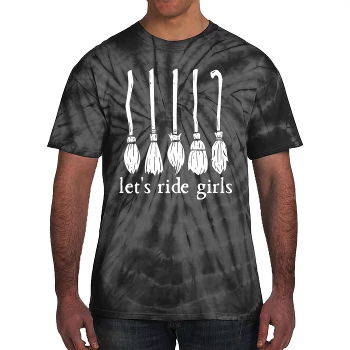 Lets Ride Girls Witches Halloween Sanderson Sister Tie-Dye T-Shirt