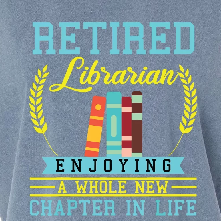 Librarian Retirement Gift Funny Retired Book Lover Men Women Garment-Dyed Women's Muscle Tee