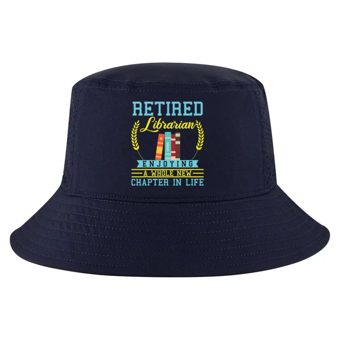 Librarian Retirement Gift Funny Retired Book Lover Men Women Cool Comfort Performance Bucket Hat