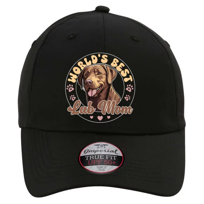 Labrador Retirever Groovy Worlds Best Chocolate Lab Mom The Original Performance Cap