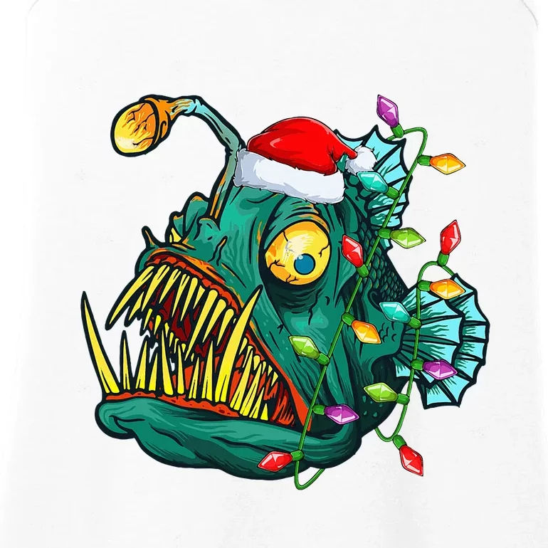 LightUp Reindeer Hat for Anglerfish Christmas Festivities Ladies Essential Tank