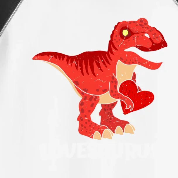 Lovesaurus Red Heart Valentines Day Funny Tcute Giftrex Dinosaur Gift Toddler Fine Jersey T-Shirt