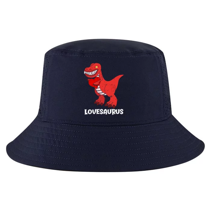 Lovesaurus Red Heart Valentines Day Funny Tgiftrex Dinosaur Great Gift Cool Comfort Performance Bucket Hat