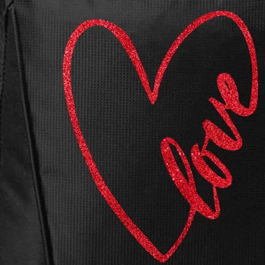 Love Romantic Heart City Backpack