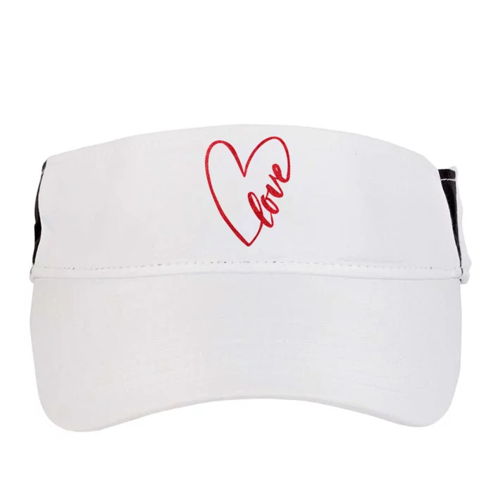 Love Romantic Heart Adult Drive Performance Visor