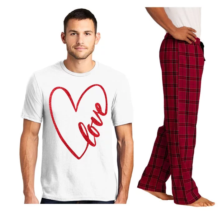 Love Romantic Heart Pajama Set