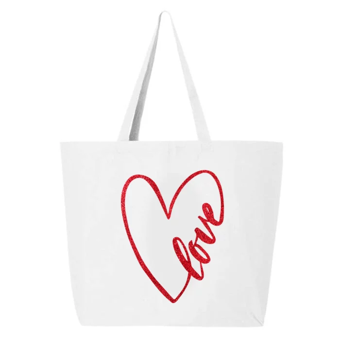 Love Romantic Heart 25L Jumbo Tote