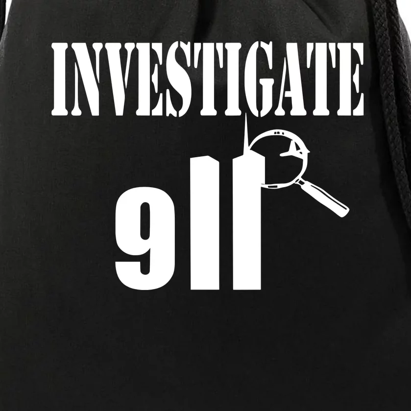 Luke Rudkowski Investigate 911 Drawstring Bag