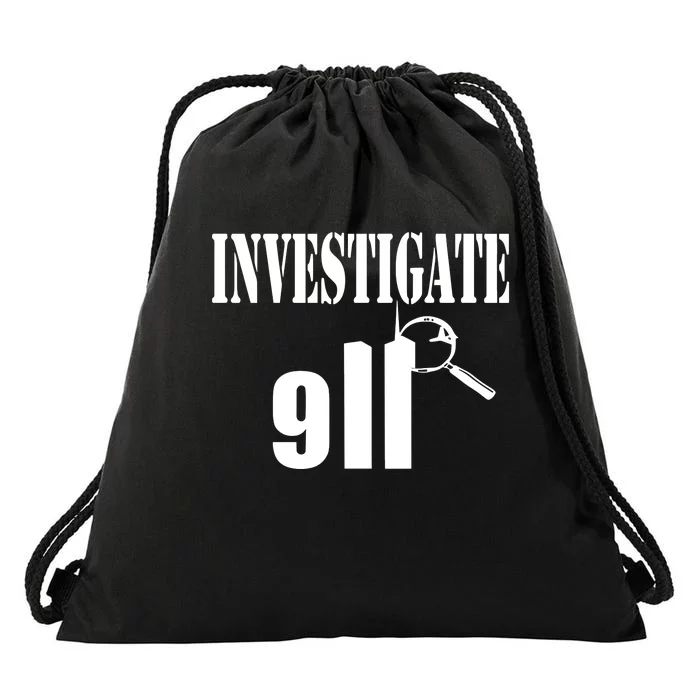 Luke Rudkowski Investigate 911 Drawstring Bag