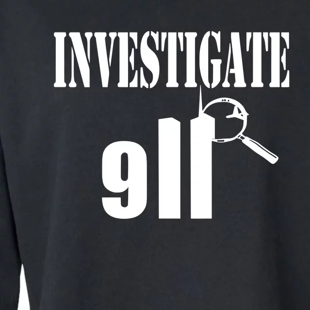 Luke Rudkowski Investigate 911 Cropped Pullover Crew