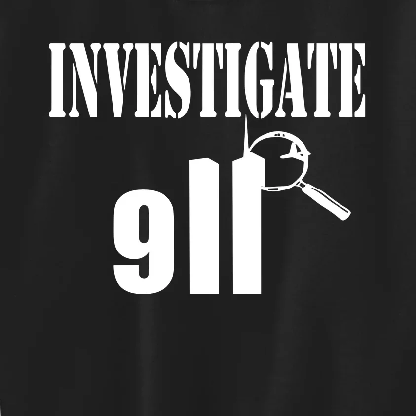 Luke Rudkowski Investigate 911 Kids Sweatshirt