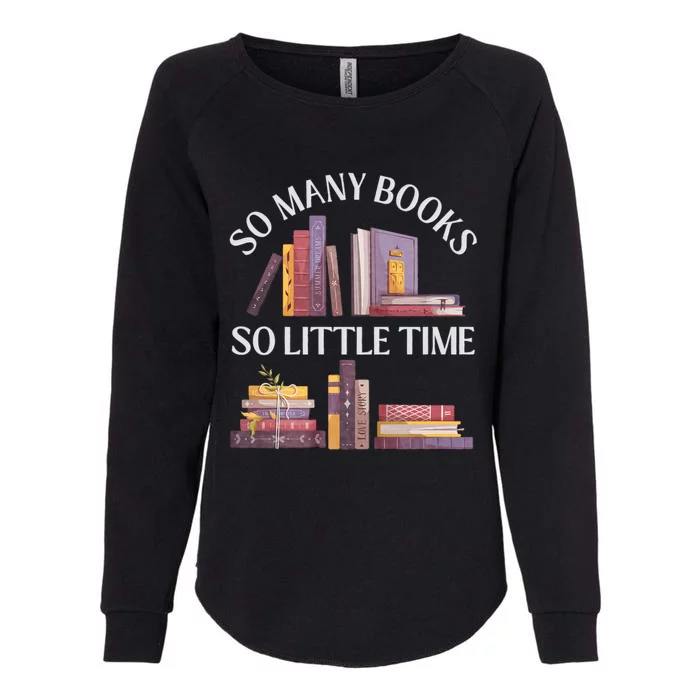 Love Reading Just One More Chapter I Love All The Books Womens California Wash Sweatshirt