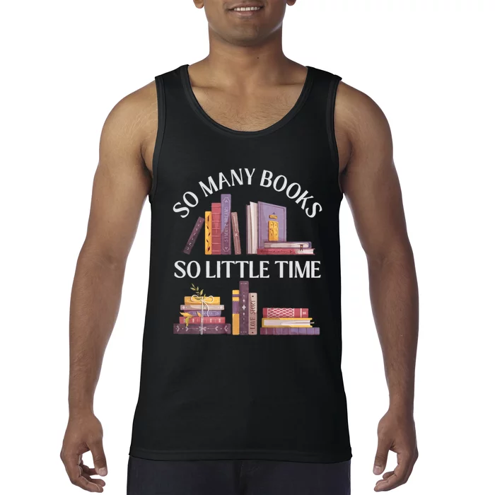 Love Reading Just One More Chapter I Love All The Books Tank Top