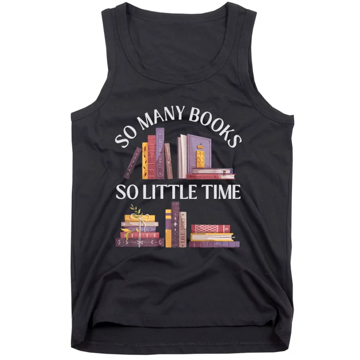 Love Reading Just One More Chapter I Love All The Books Tank Top