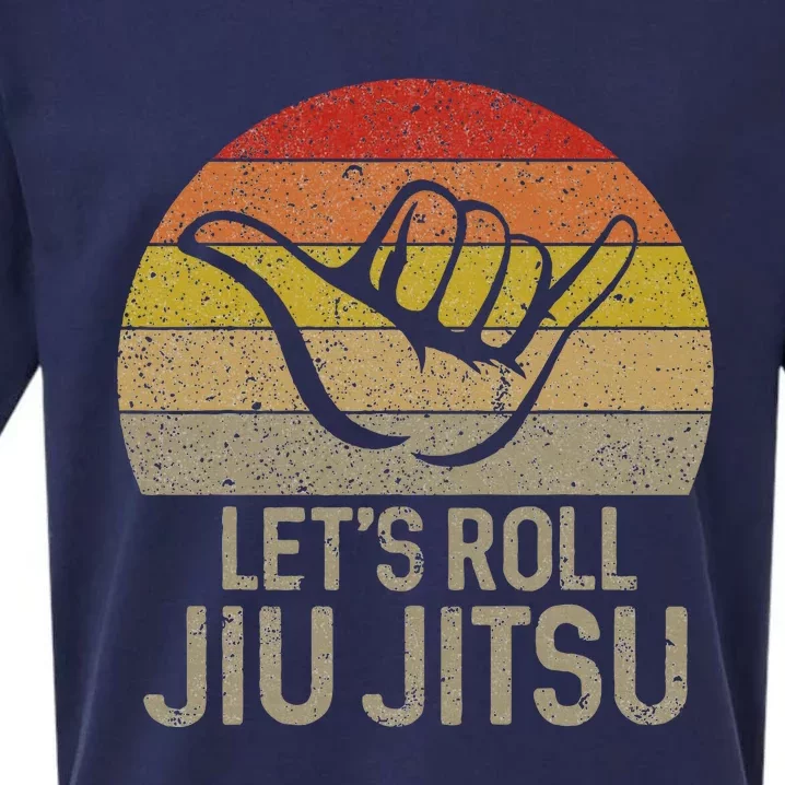 LetS Roll Jiu Jitsu Hand Brazilian Bjj Funny Martial Arts Sueded Cloud Jersey T-Shirt