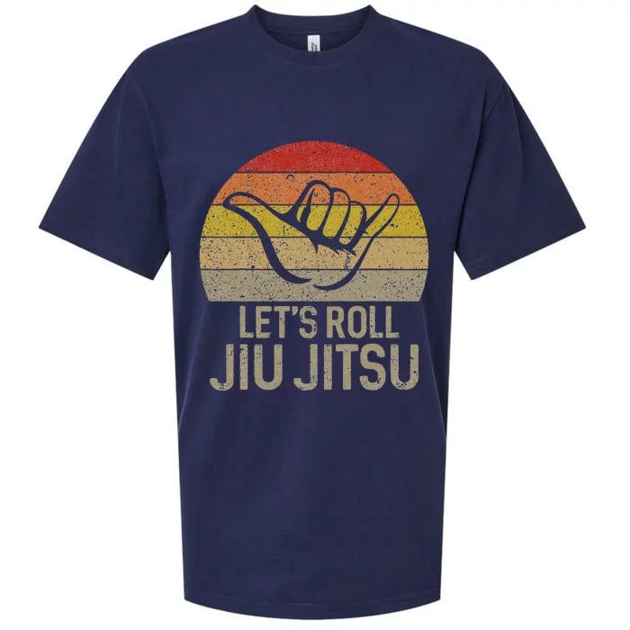 LetS Roll Jiu Jitsu Hand Brazilian Bjj Funny Martial Arts Sueded Cloud Jersey T-Shirt