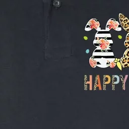 Leopard Rabbit Lover Happy Easter Day Softstyle Adult Sport Polo