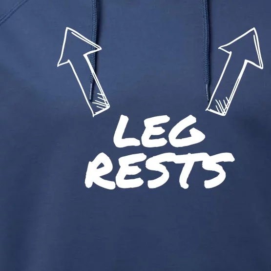 Leg Rests Performance Fleece Hoodie