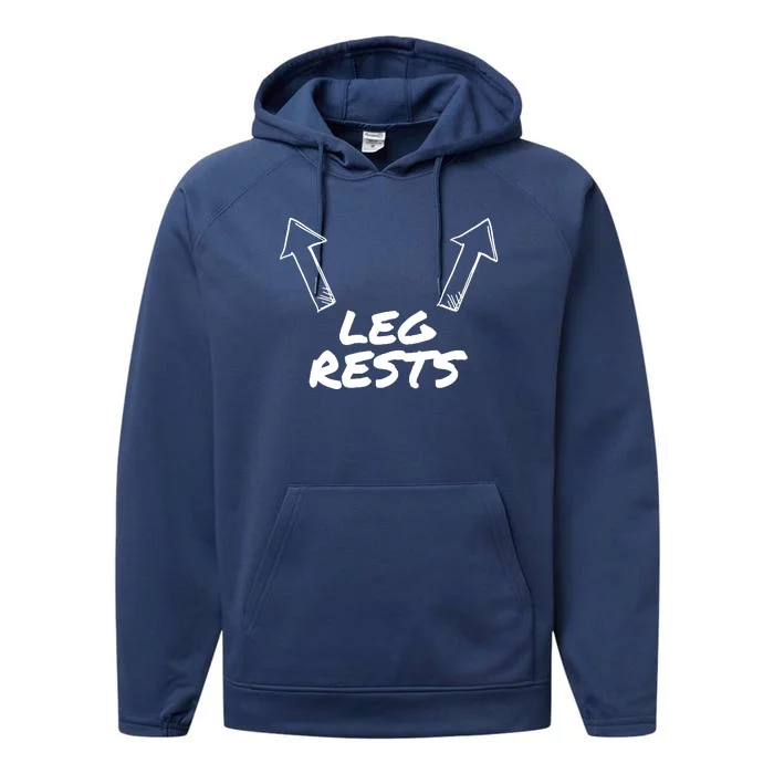 Leg Rests Performance Fleece Hoodie