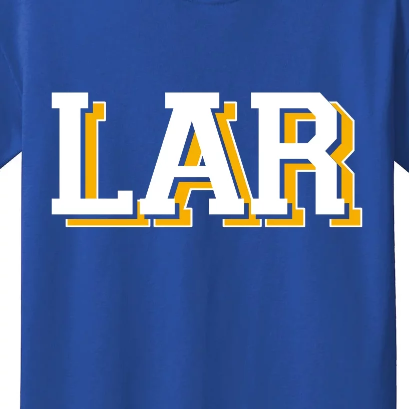 LA RAMS LAR Gift For Sport Fan Kids T-Shirt