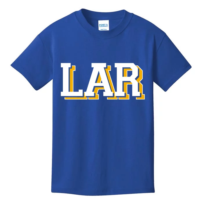 LA RAMS LAR Gift For Sport Fan Kids T-Shirt