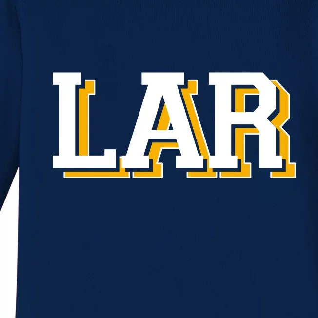 LA RAMS LAR Gift For Sport Fan Baby Long Sleeve Bodysuit