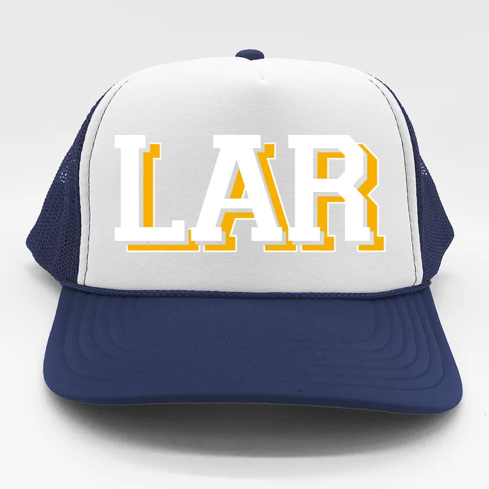 LA RAMS LAR Gift For Sport Fan Trucker Hat