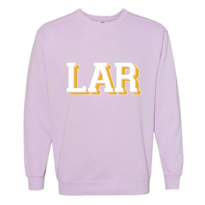 LA RAMS LAR Gift For Sport Fan Garment-Dyed Sweatshirt