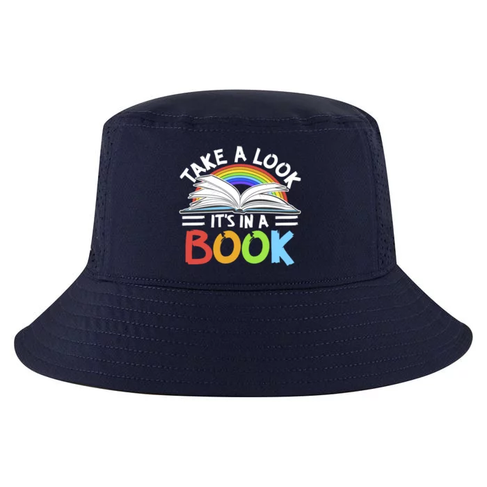 Love Reading Love Rainbows Gift Retro Rainbow Design Design Meaningful Gift Cool Comfort Performance Bucket Hat