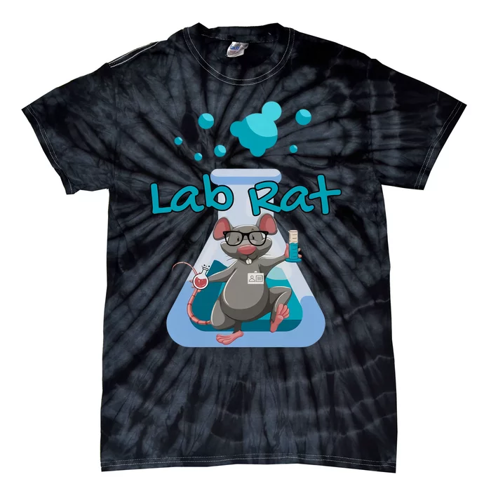 Lab Rat Lab Week Science Teacher Laboratory Scientist Graduation Tie-Dye T-Shirt