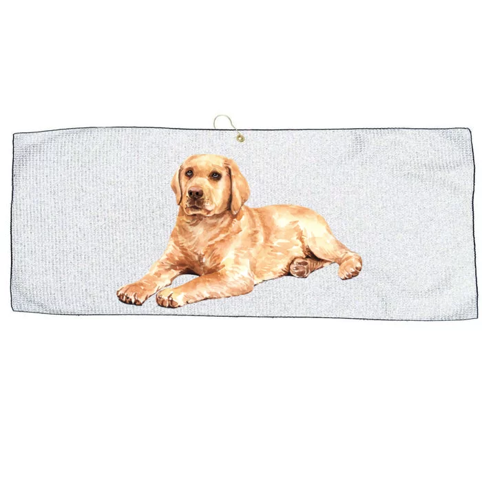 Labrador Retriever Large Microfiber Waffle Golf Towel