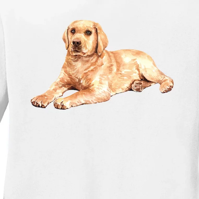 Labrador Retriever Ladies Long Sleeve Shirt