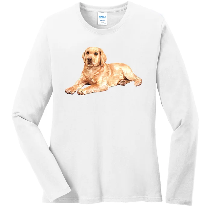 Labrador Retriever Ladies Long Sleeve Shirt