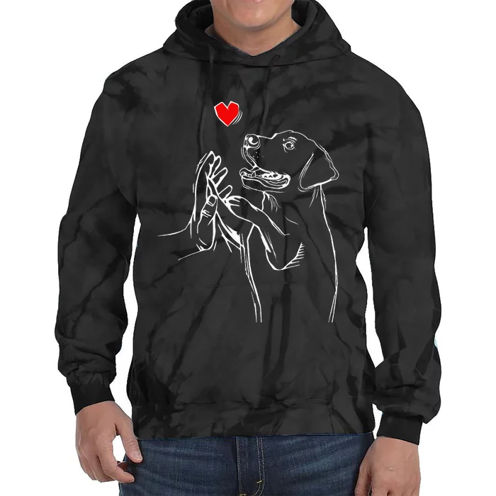 Labrador Retriever Love Golden Black Lab Dad Mom Tie Dye Hoodie