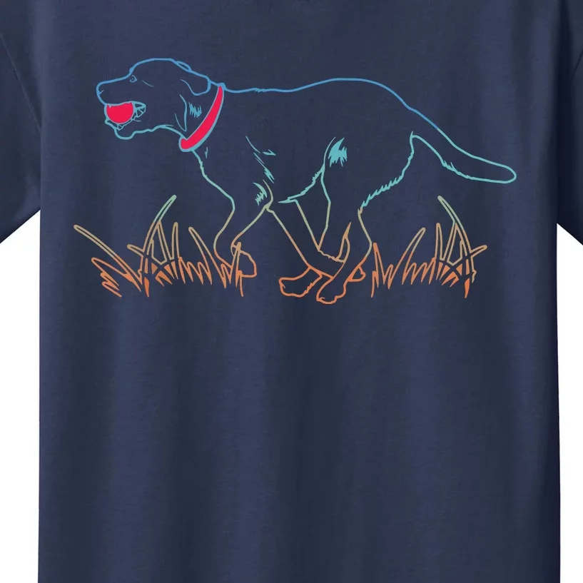 Labrador Retriever Lover Black Lab Gift Fetch Tee Kids T-Shirt