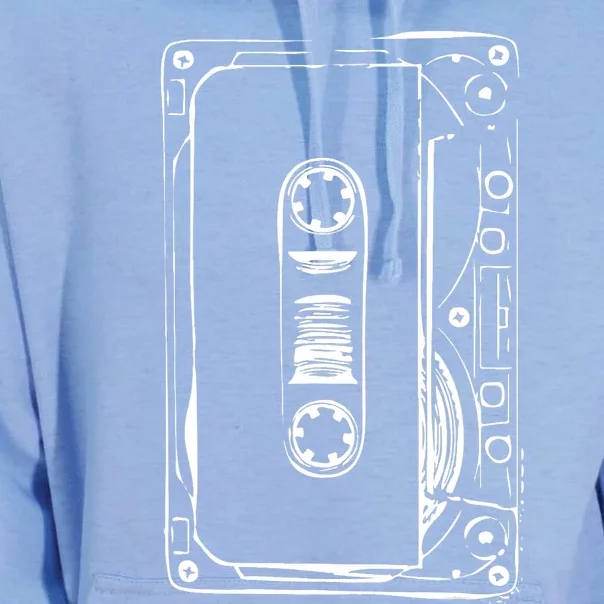 Love Retro Mixtape 80's Blank Cassette Tape Unisex Surf Hoodie